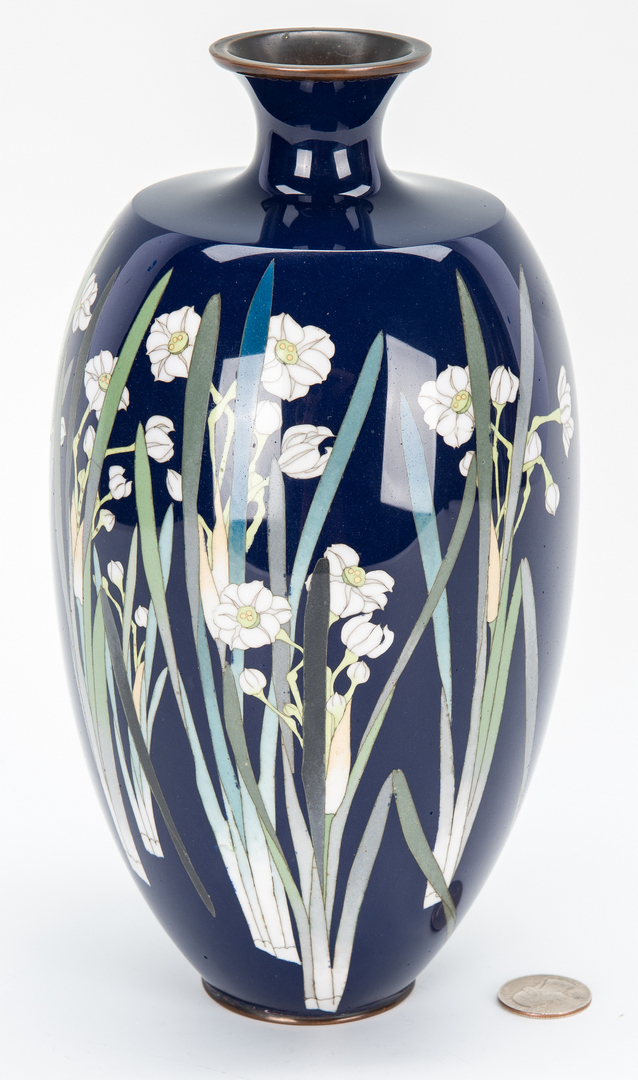 Lot 329: Japanese Cloisonne Vase