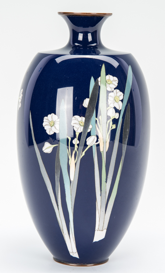 Lot 329: Japanese Cloisonne Vase