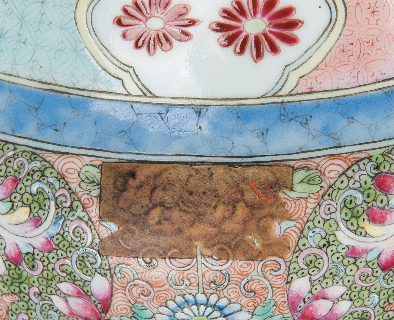 Lot 336: Chinese Porcelain Famille Rose Floor Vase