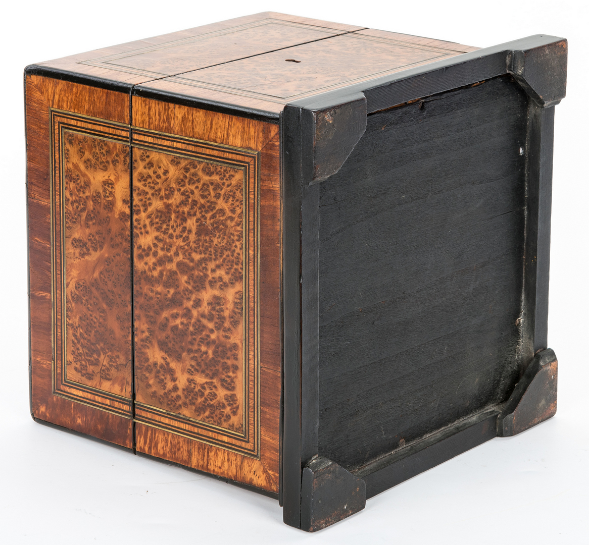 Lot 346: Georgian Document Box & Birdseye Maple Box
