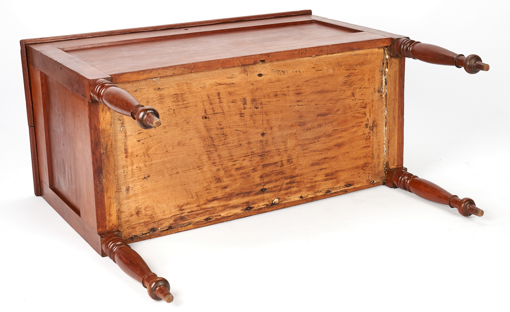 Lot 371: Southern Sheraton Cherry Sugar Chest, TN or KY