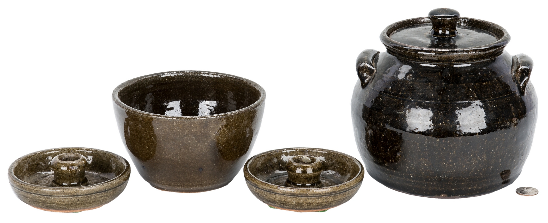 Lot 393: 4 Pcs. Lanier Meaders & Arie Meaders Pottery