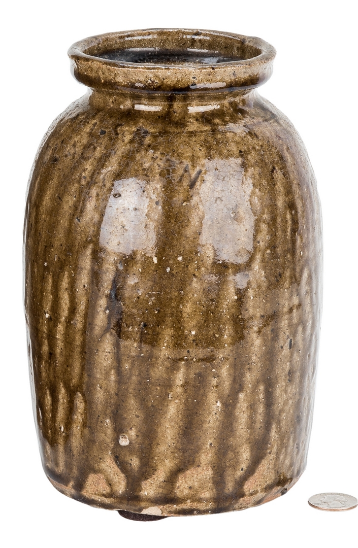 Lot 400: NC Stoneware Preserving Jar, Luther Seth Ritchie