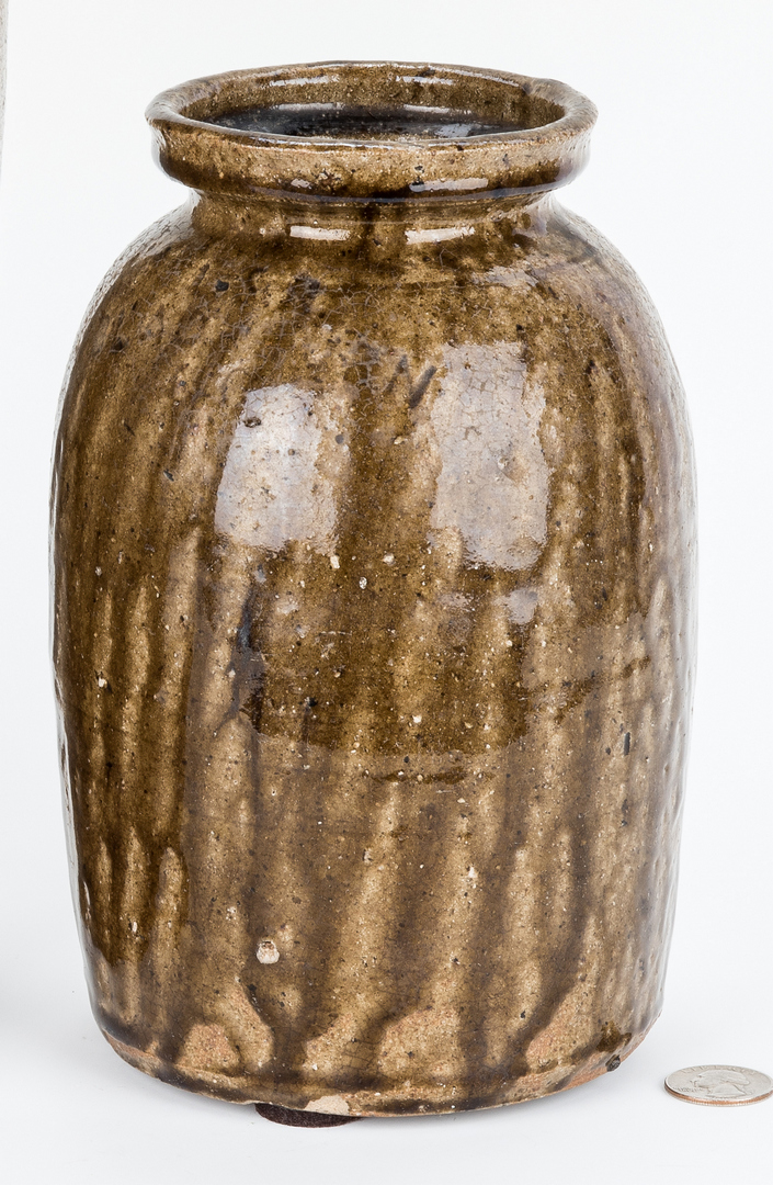 Lot 400: NC Stoneware Preserving Jar, Luther Seth Ritchie