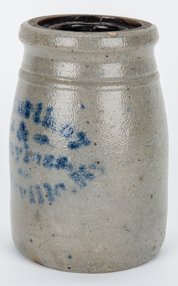Lot 403: Bayless McCarthy & Co. Stoneware Advertising Jar