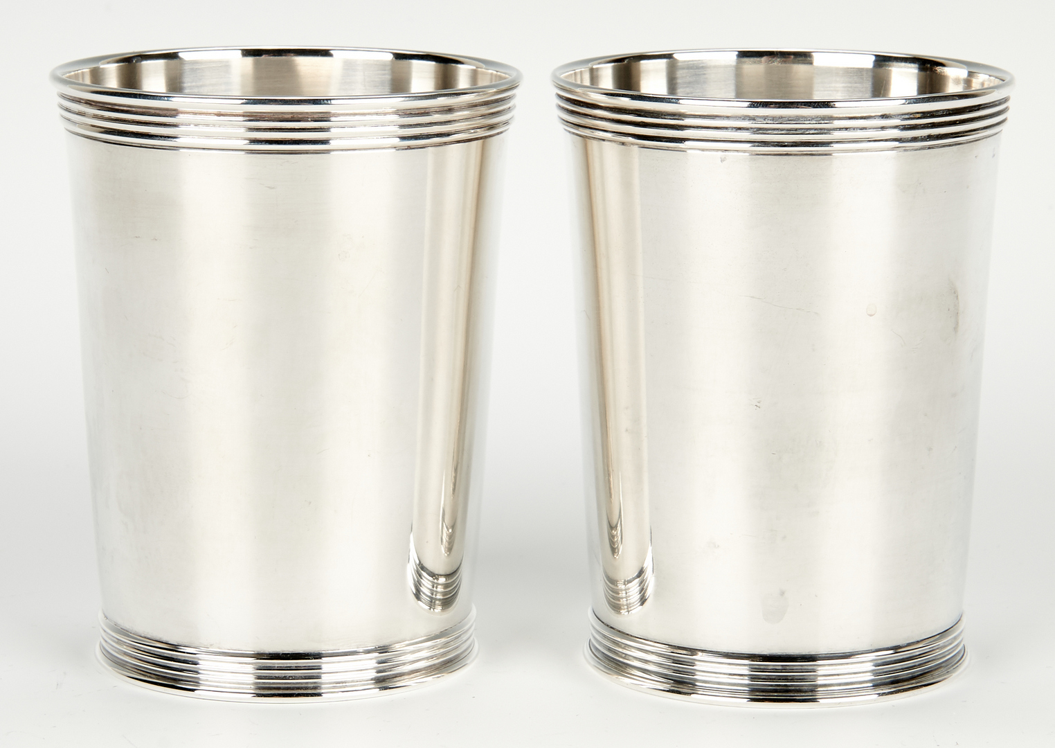 Lot 438: 11 Sterling Silver Julep Cups, incl. International, Manchester