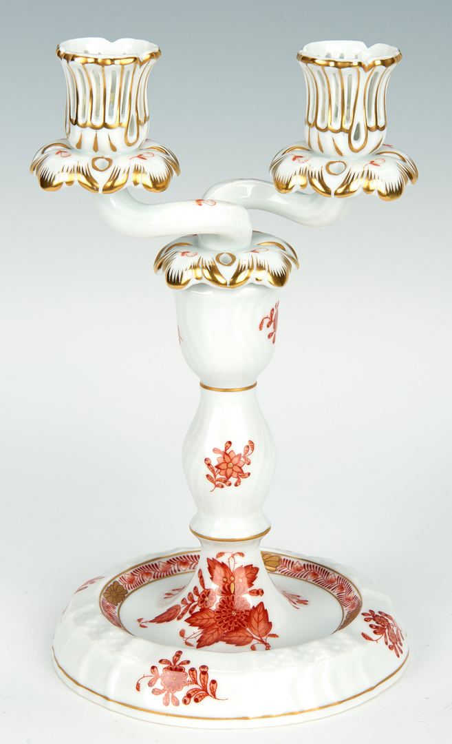 Lot 461: 3 Herend Animals plus Candleabra