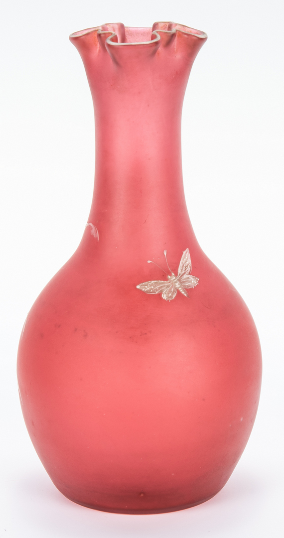 Lot 471: Webb Cameo Glass Vase, attrib. Thomas Webb