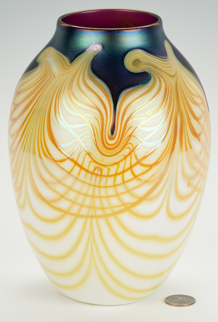 Lot 486: Charles Lotton Vase dated 1974