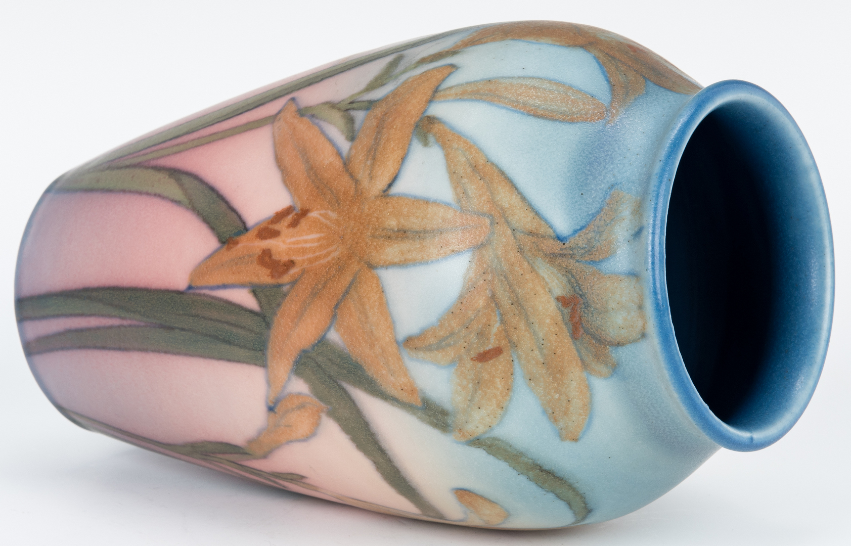 Lot 497: 2 Rookwood Artist Signed Art Pottery Vases