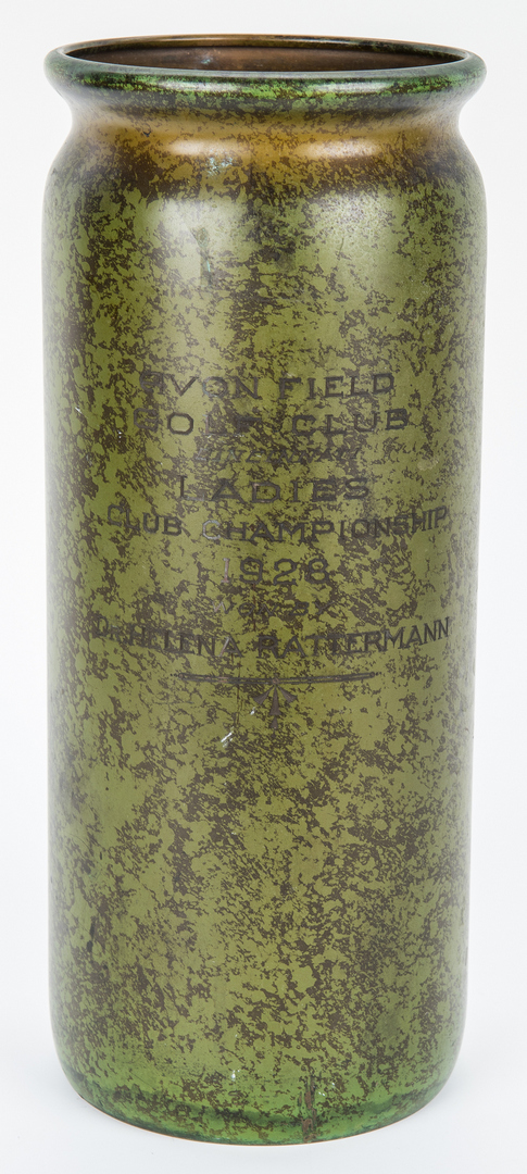 Lot 506: Heintz Mixed Metals Trophy Vase