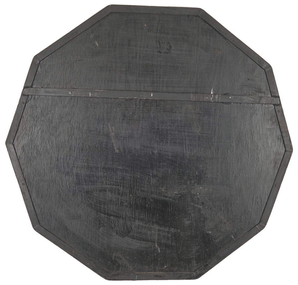 Lot 510: Charles Counts Pottery Decagonal Plaque