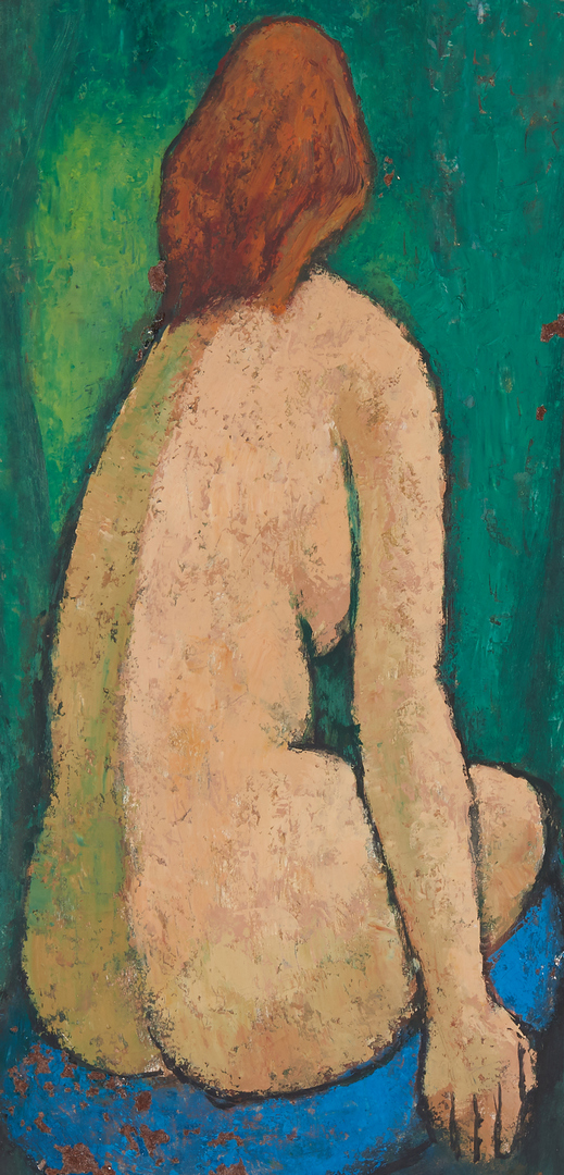 Lot 518: Meyer Wolfe O/B, Nude Painting