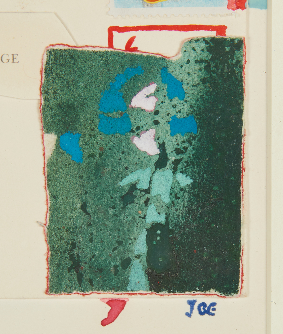 Lot 527: 2 Joseph Downing Abstract Mixed Media Paper Collages