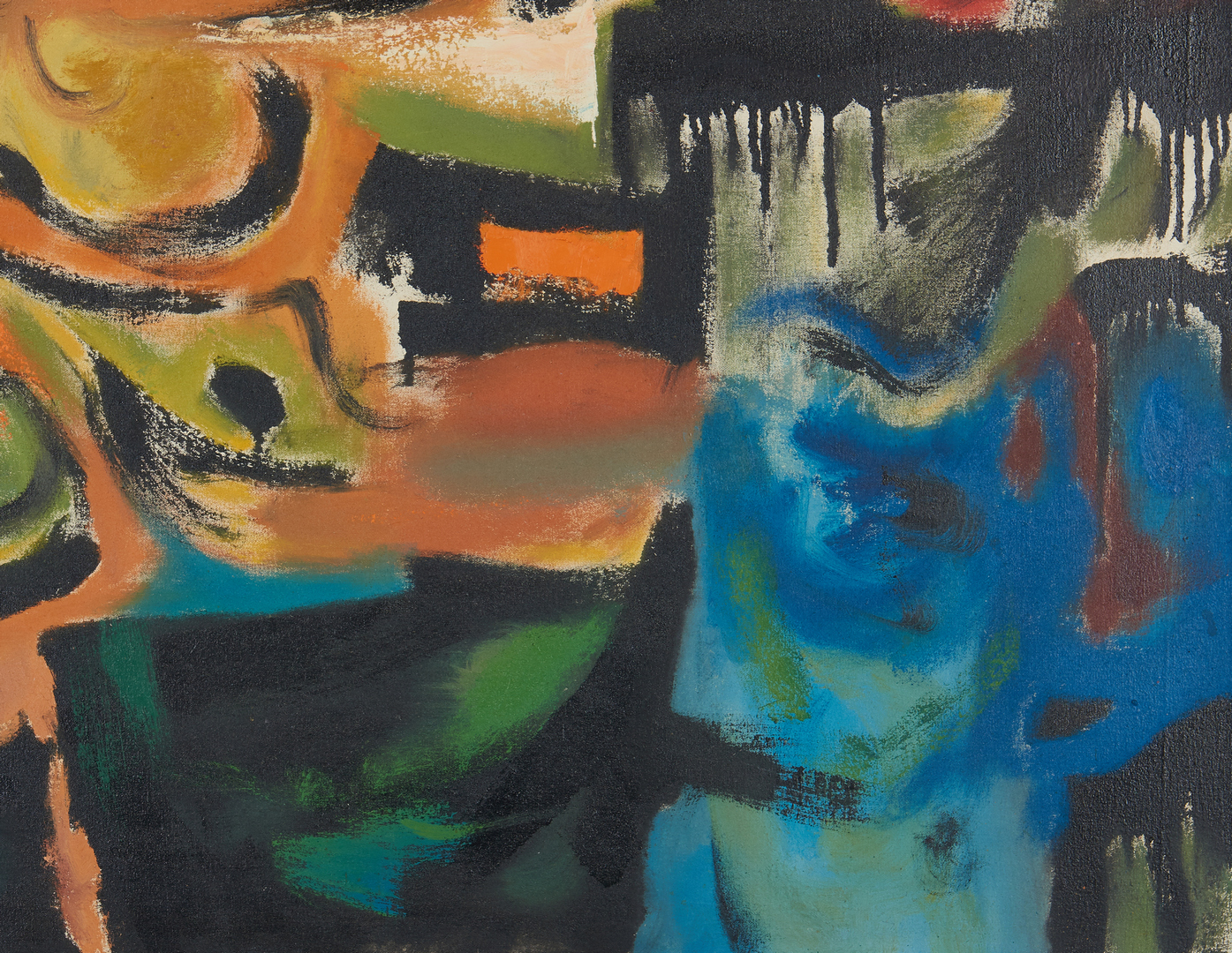 Lot 532: Charles Kermit Ewing O/C Abstract Painting