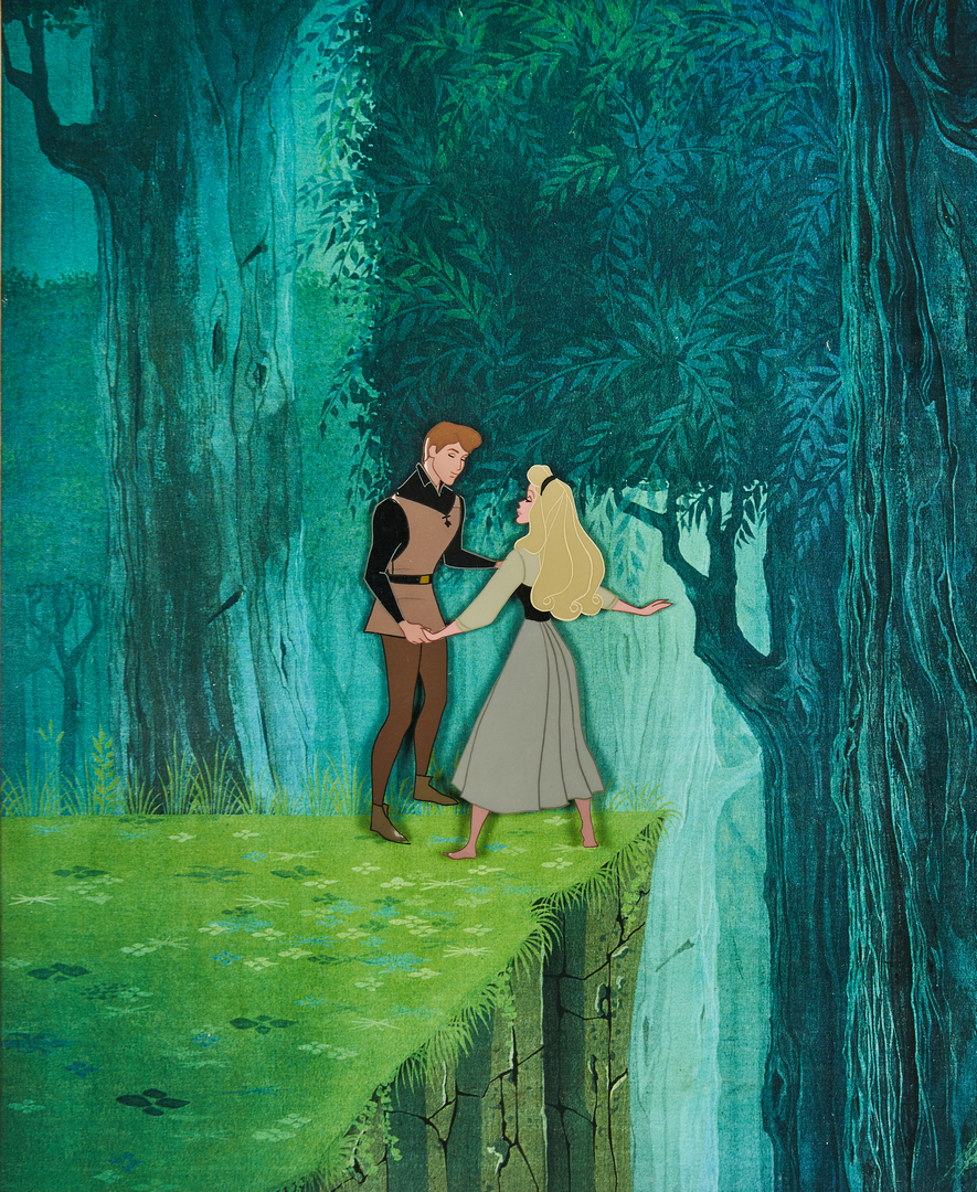 Lot 564: Sleeping Beauty Disney Animation Cel, signed Ollie Johnston