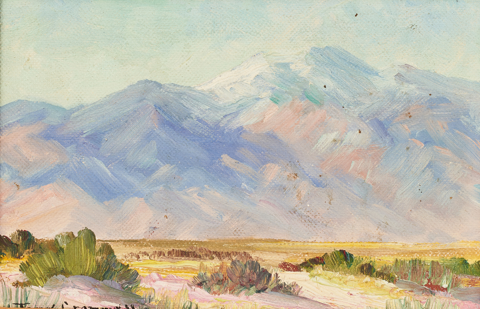 Lot 574: 3 Western paintings: Joane Cromwell, Walter Engelhardt