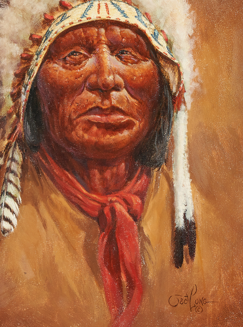 Lot 576: Ted Long O/B Native American "Black Tail"