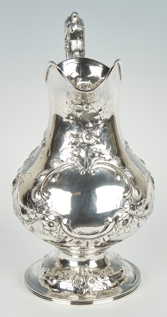 Lot 57: Kitts Kentucky Coin Silver Footed Pitcher