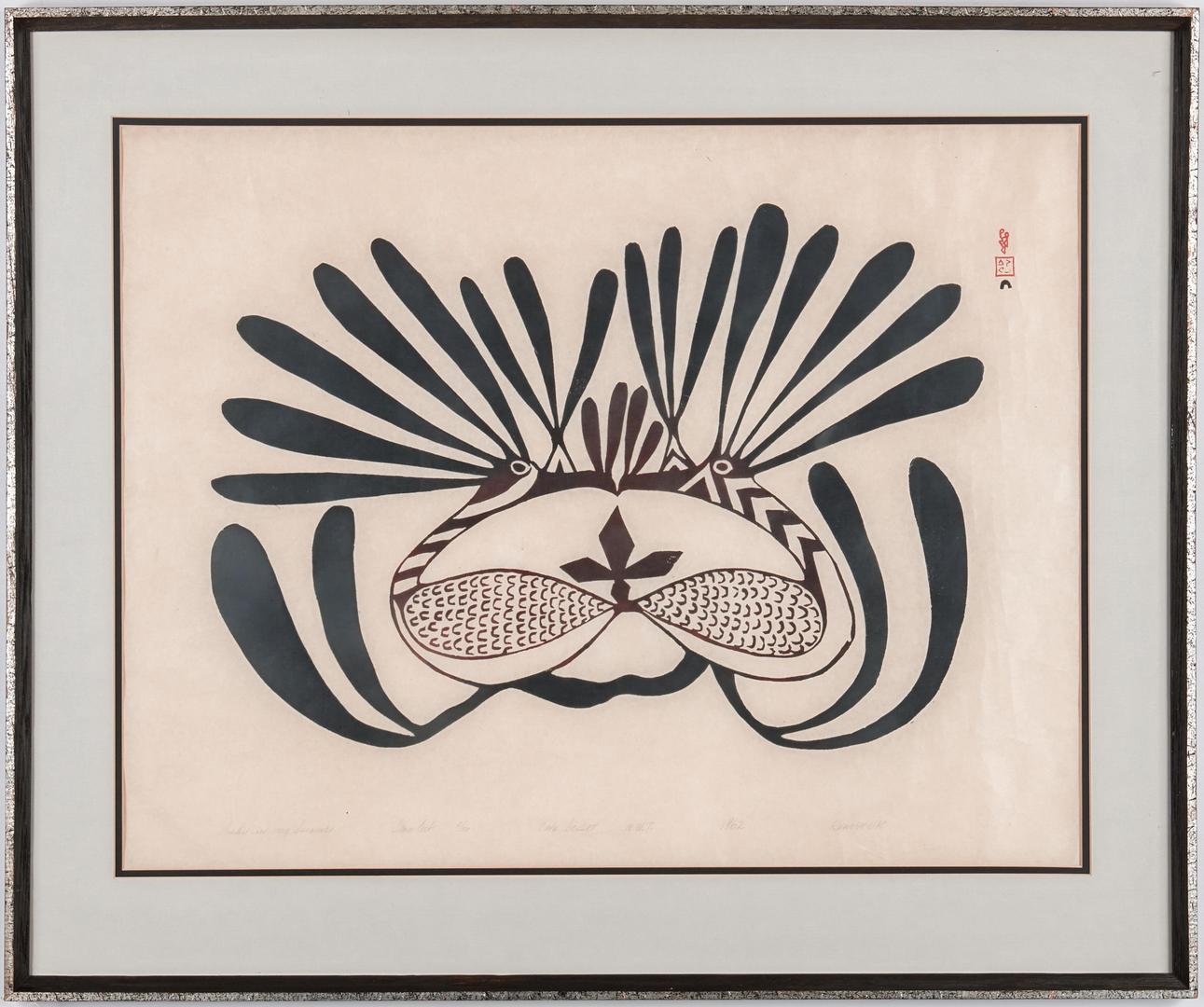 Lot 583: Inuit Print by Kenoyouk, Rudu in My Dreams