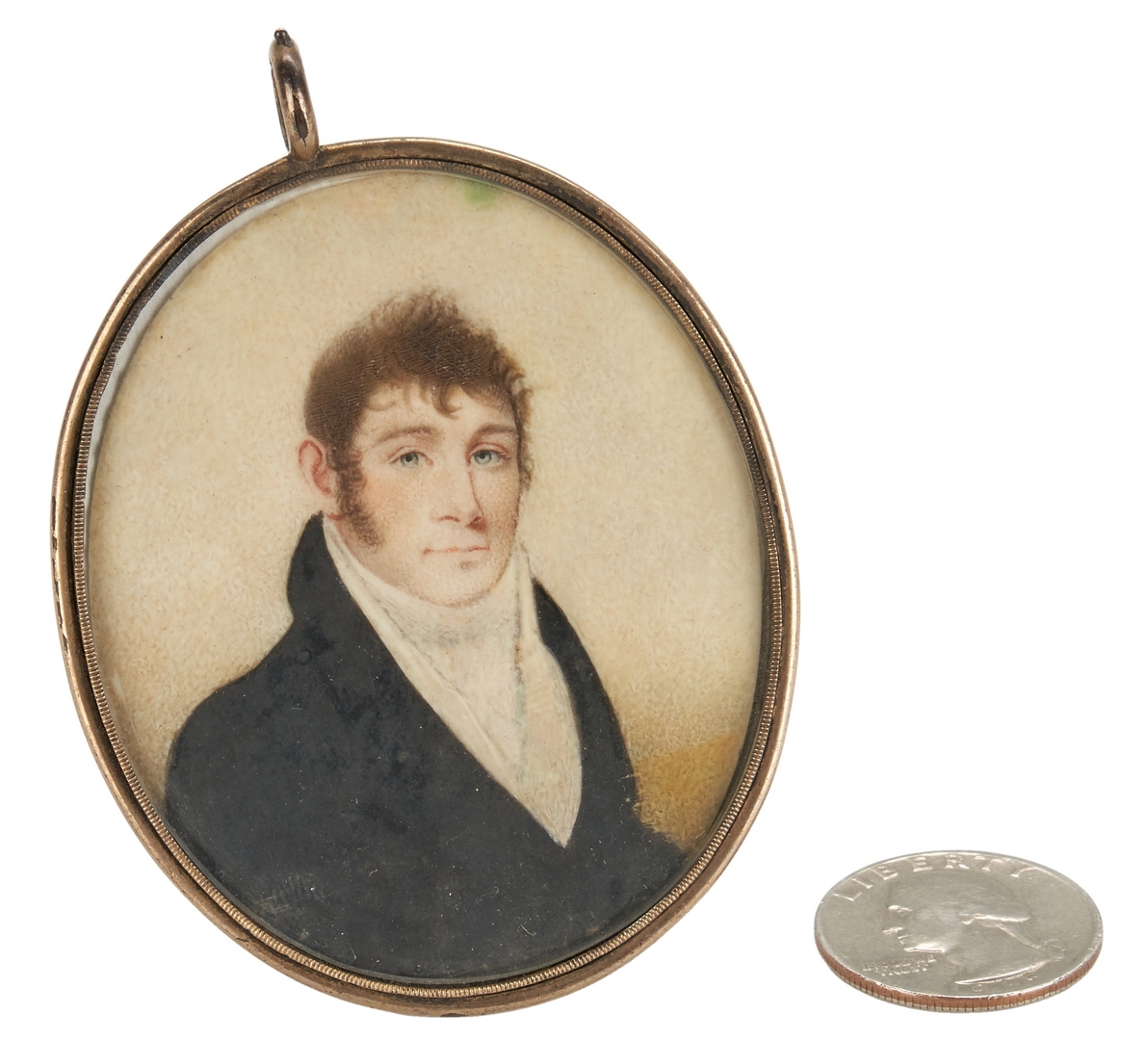 Lot 593: Miniature Portrait, Spotwood-Dandridge Family