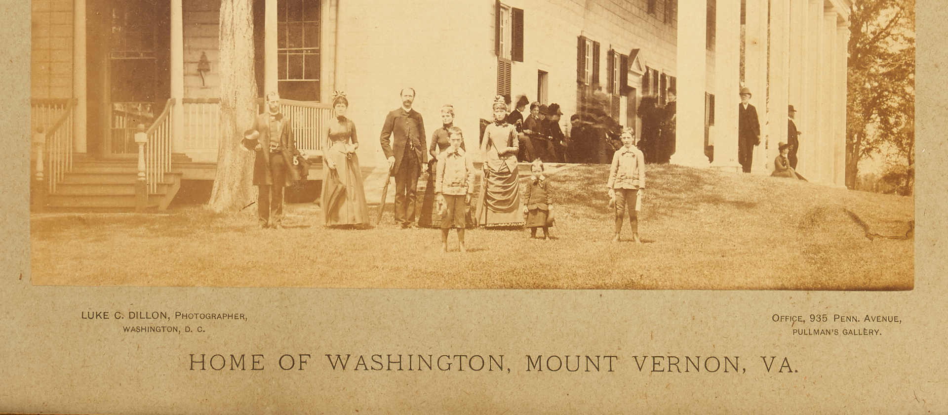 Lot 607: Rare Print of Lincoln Assassination plus Albumen Print of Mt. Vernon