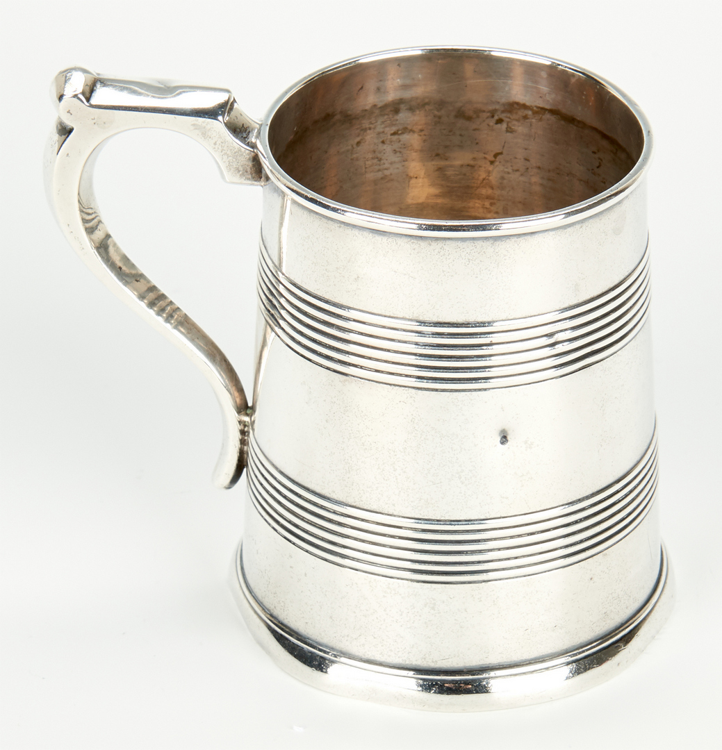 Lot 60: Coin Silver Goblet and Mug, inc. KY