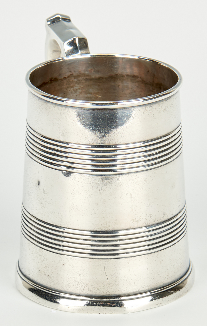 Lot 60: Coin Silver Goblet and Mug, inc. KY