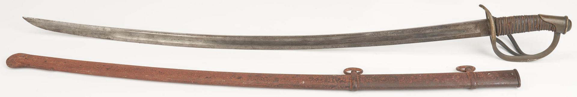Lot 610: Civil War M1840 Sword, Capt. Richard Myers, KY
