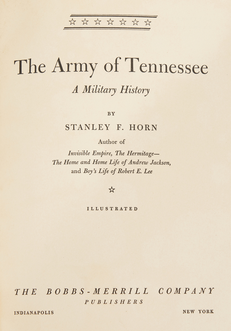 Lot 624: 3 Civil War Books, incl. Henry County Command