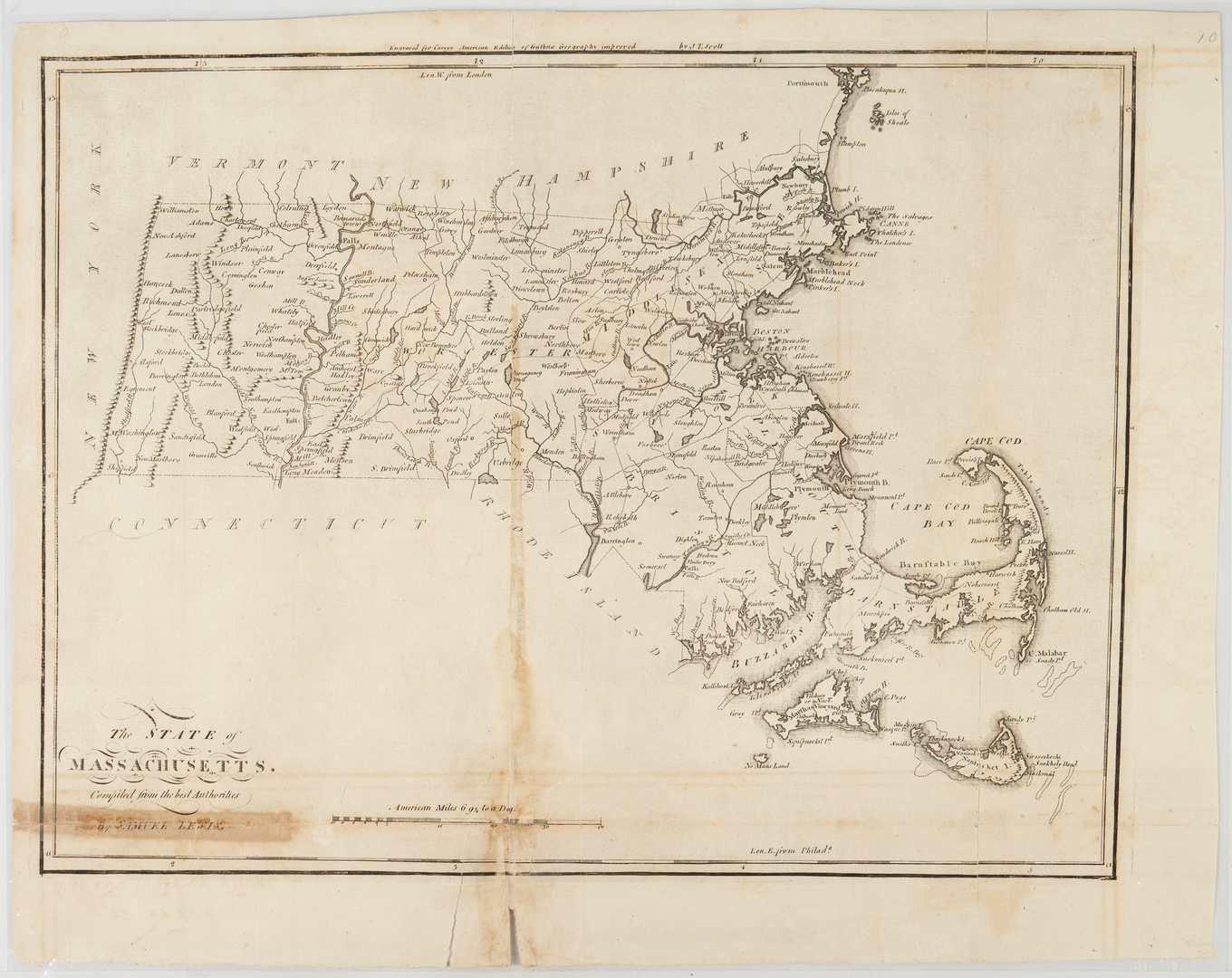 Lot 630: 5 American Maps c. 1795: Carey, Lewis