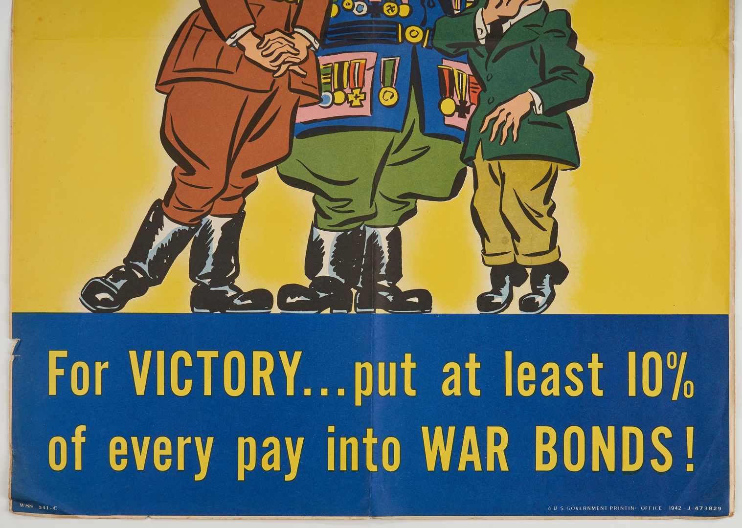 Lot 644: 3 U. S. World War II War Bonds Posters