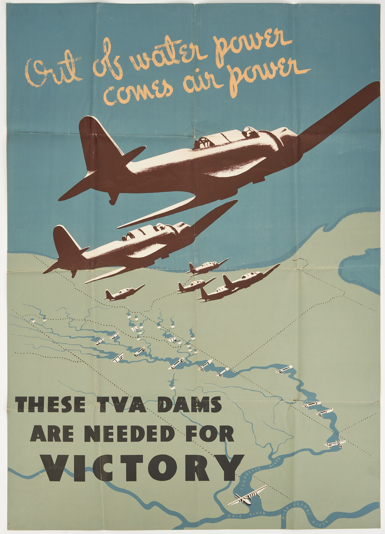 Lot 646: 2 World War II TVA Propaganda Posters