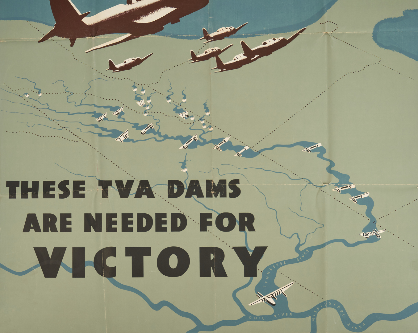 Lot 646: 2 World War II TVA Propaganda Posters