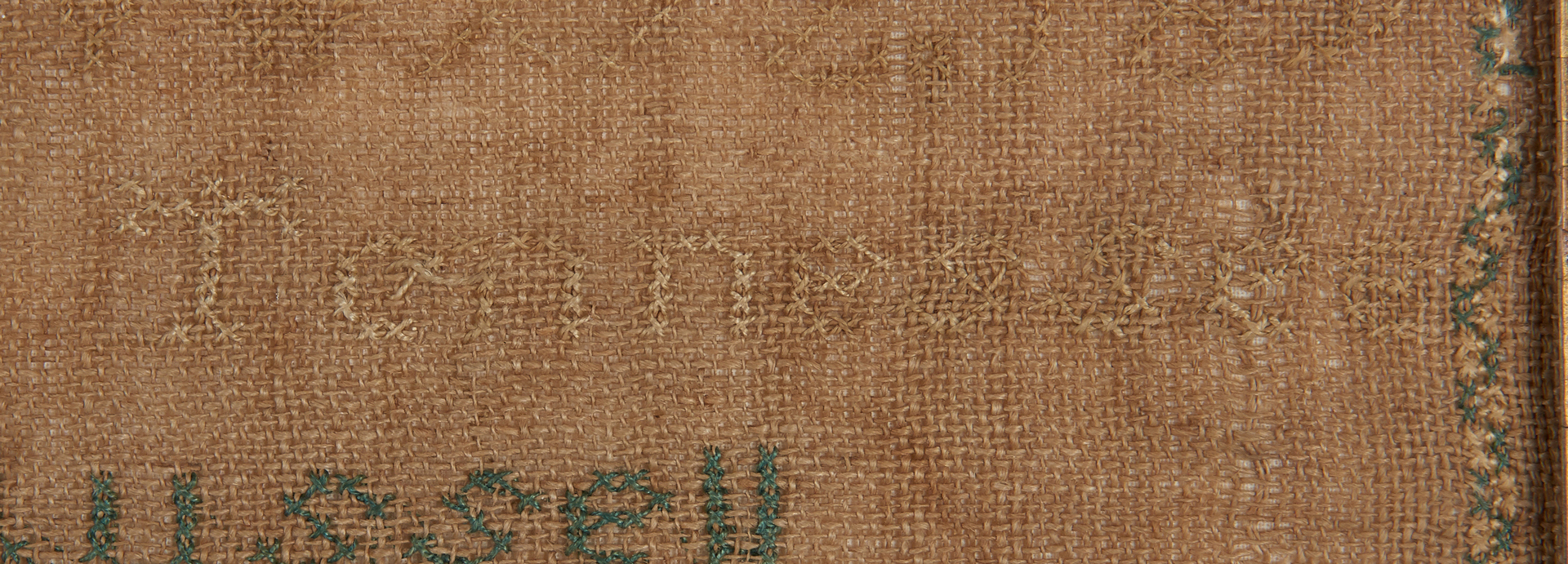 Lot 659: West Tennessee Sampler, 1837, Mary Jane Russell