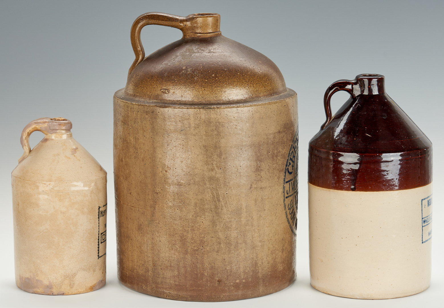 Lot 668: 3 KY and TN Whiskey Jugs inc Green River