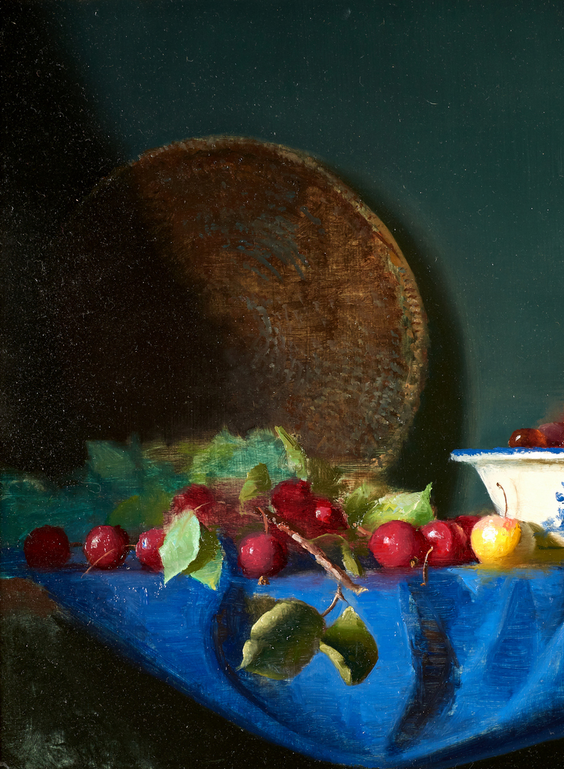 Lot 685: Ernest Baber, O/B Still Life with Grapes