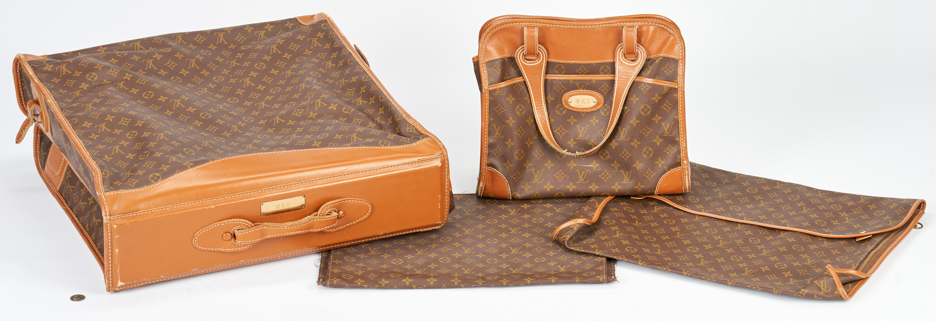 Lot 703: 4 Louis Vuitton Luggage Items