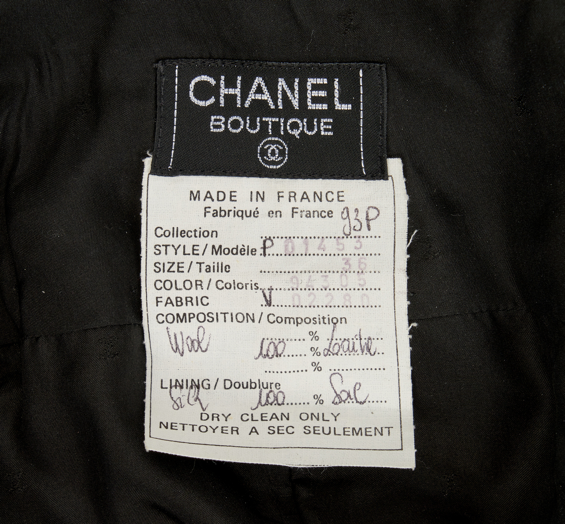 Lot 711: 2 Chanel Jackets, 1 Chanel Skirt, & 1 Picasso Scarf, 4 items