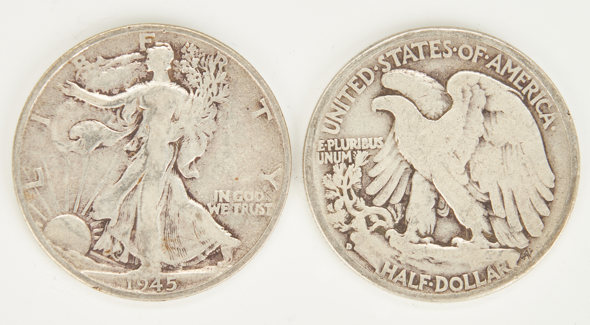 Lot 739: 142 U.S. Silver Half Dollars, incl. Seated & Walking Liberty