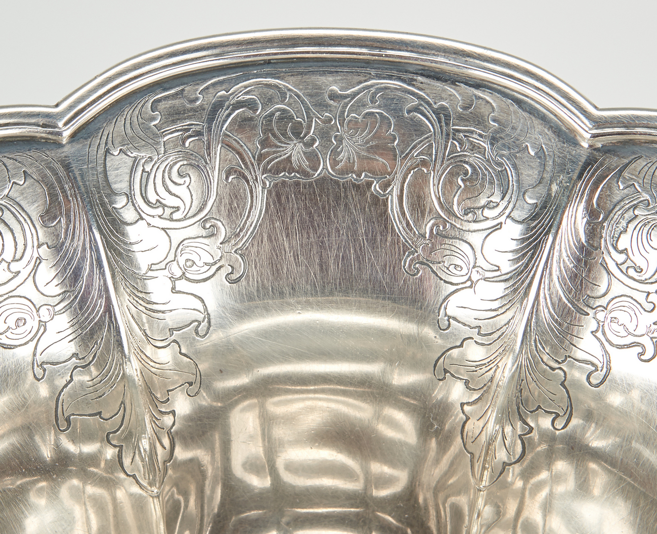 Lot 755: Tiffany & Co. Art Nouveau Sterling Silver Footed Bowl