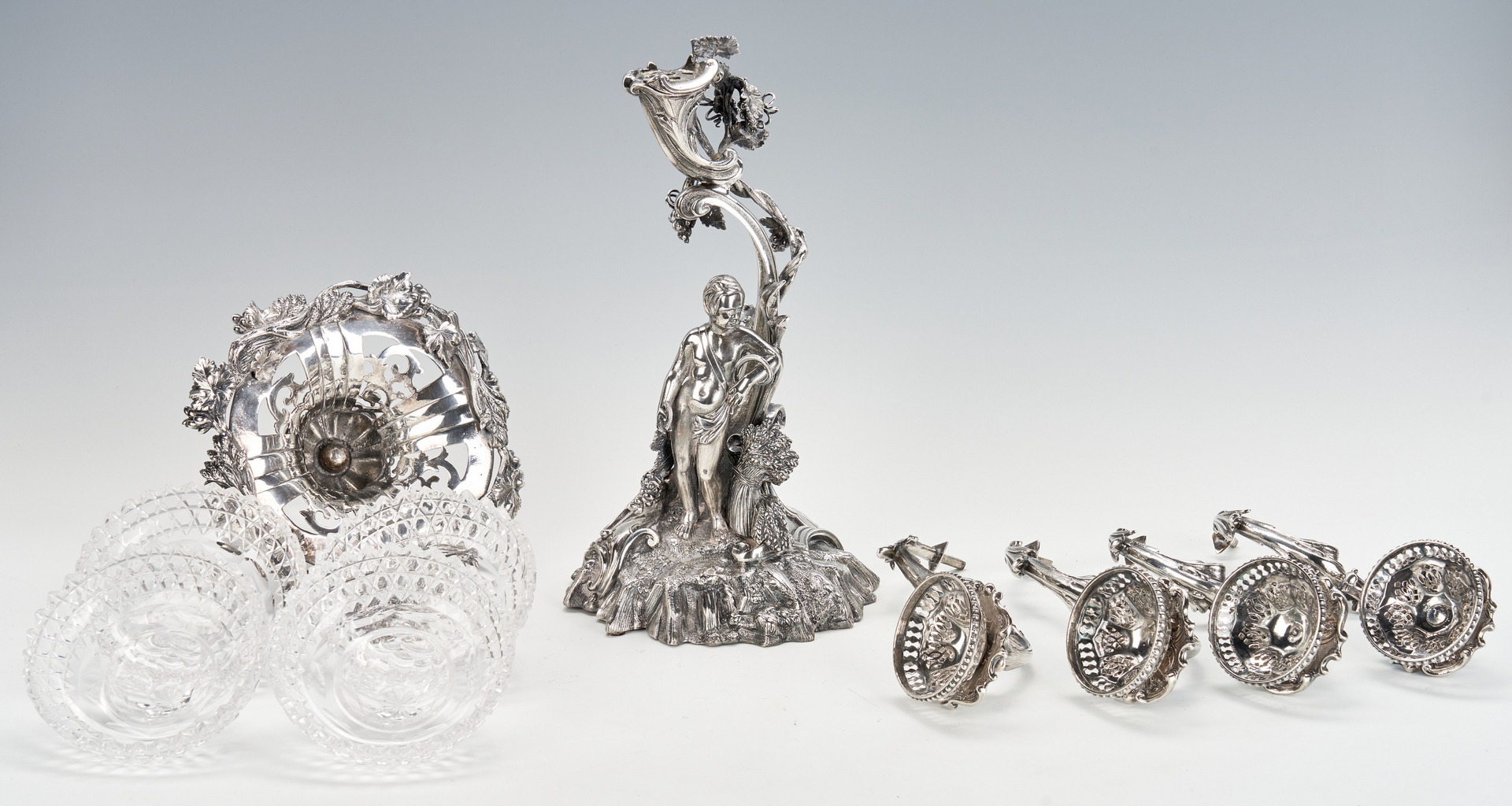 Lot 757: Victorian Figural Epergne