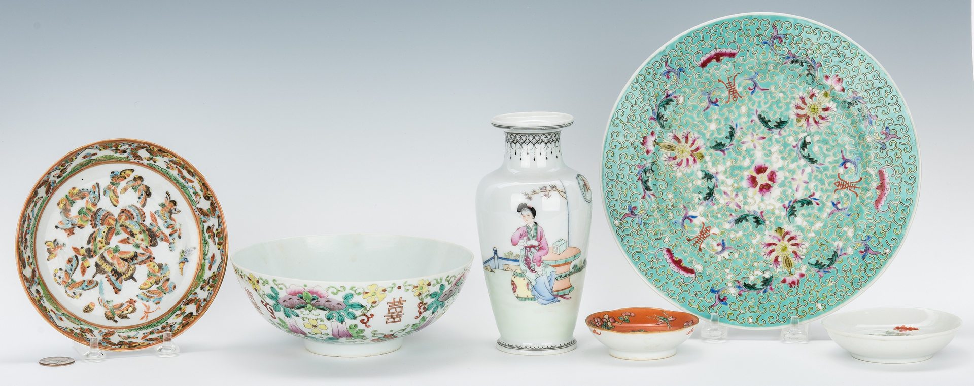 Lot 759: 6 pcs. Chinese Porcelain Including Republican Vase