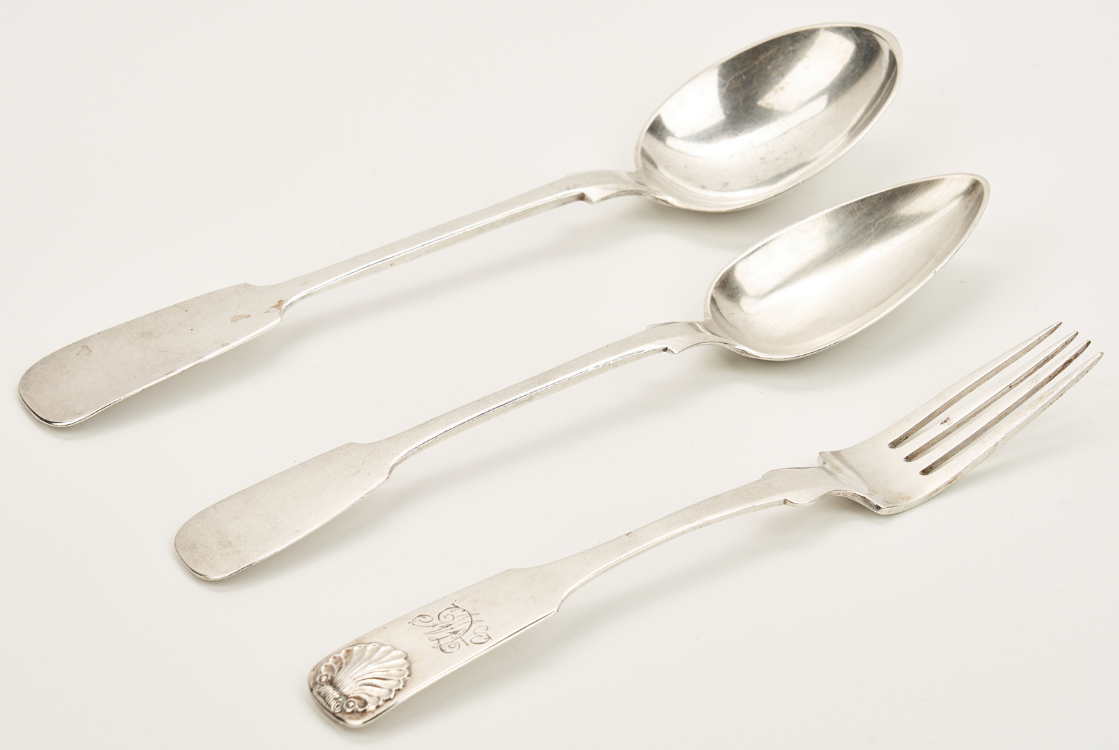 Lot 788: 15 Continental Silver Forks and Spoons