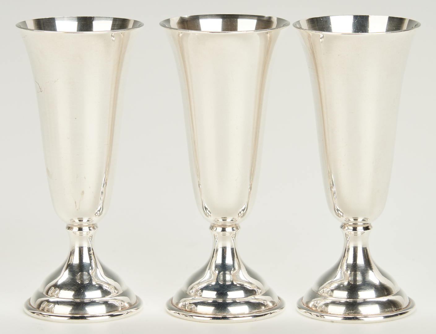 Lot 799: 22 Sterling Items, incl. Goblets, Cordials