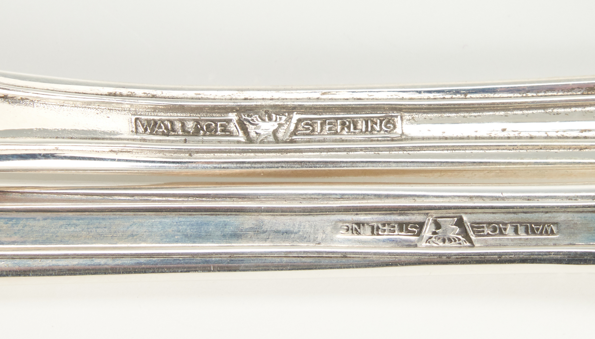 Lot 801: 52 Pcs. Wallace Rose Sterling Silver Flatware