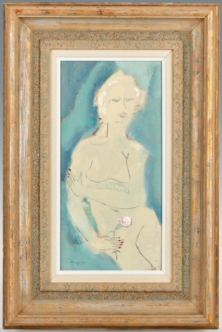 Lot 822: Sterling Strauser, Nude and Dorothy Strauser Oil