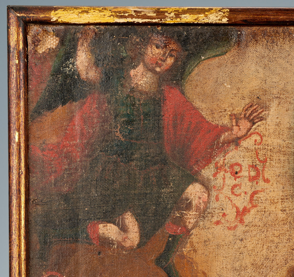 Lot 83: Cuzco School Painting, Madonna and Child