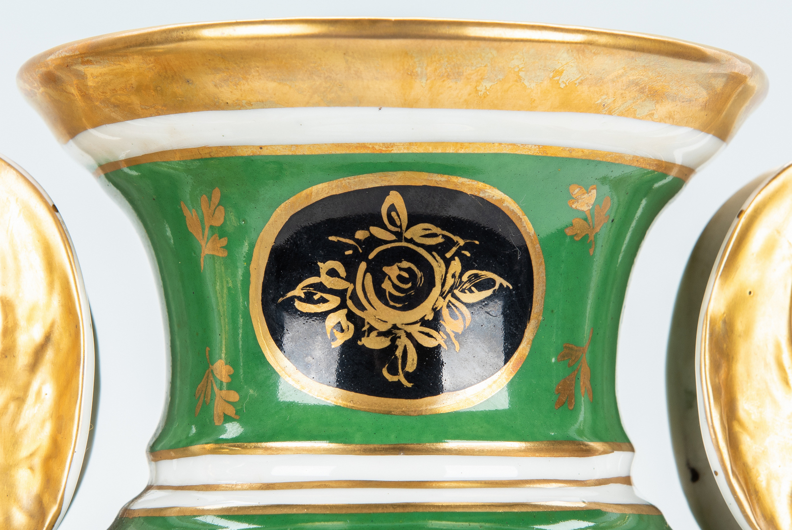Lot 843: Pair of French Porcelain Urns