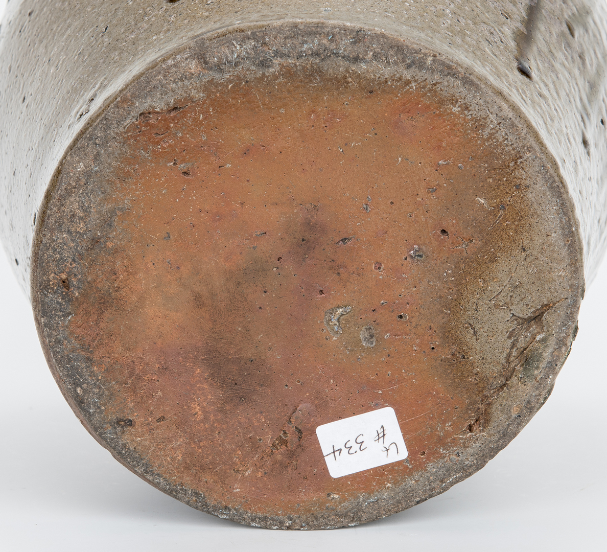 Lot 877: 2 TN Stoneware Pottery Pcs., Jug & Jar